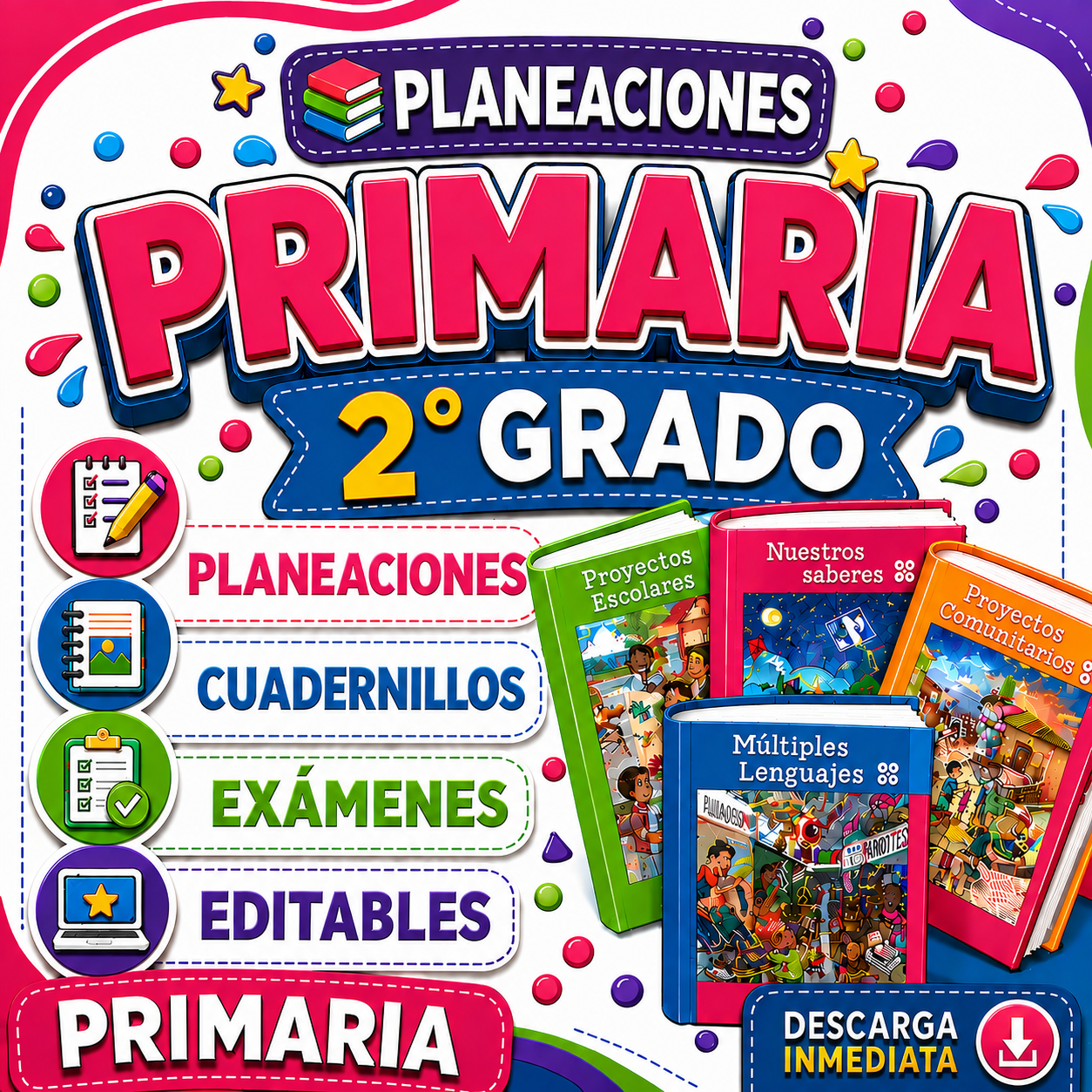 Primaria Paquete NEM 2° Grado (2026 - 2027)