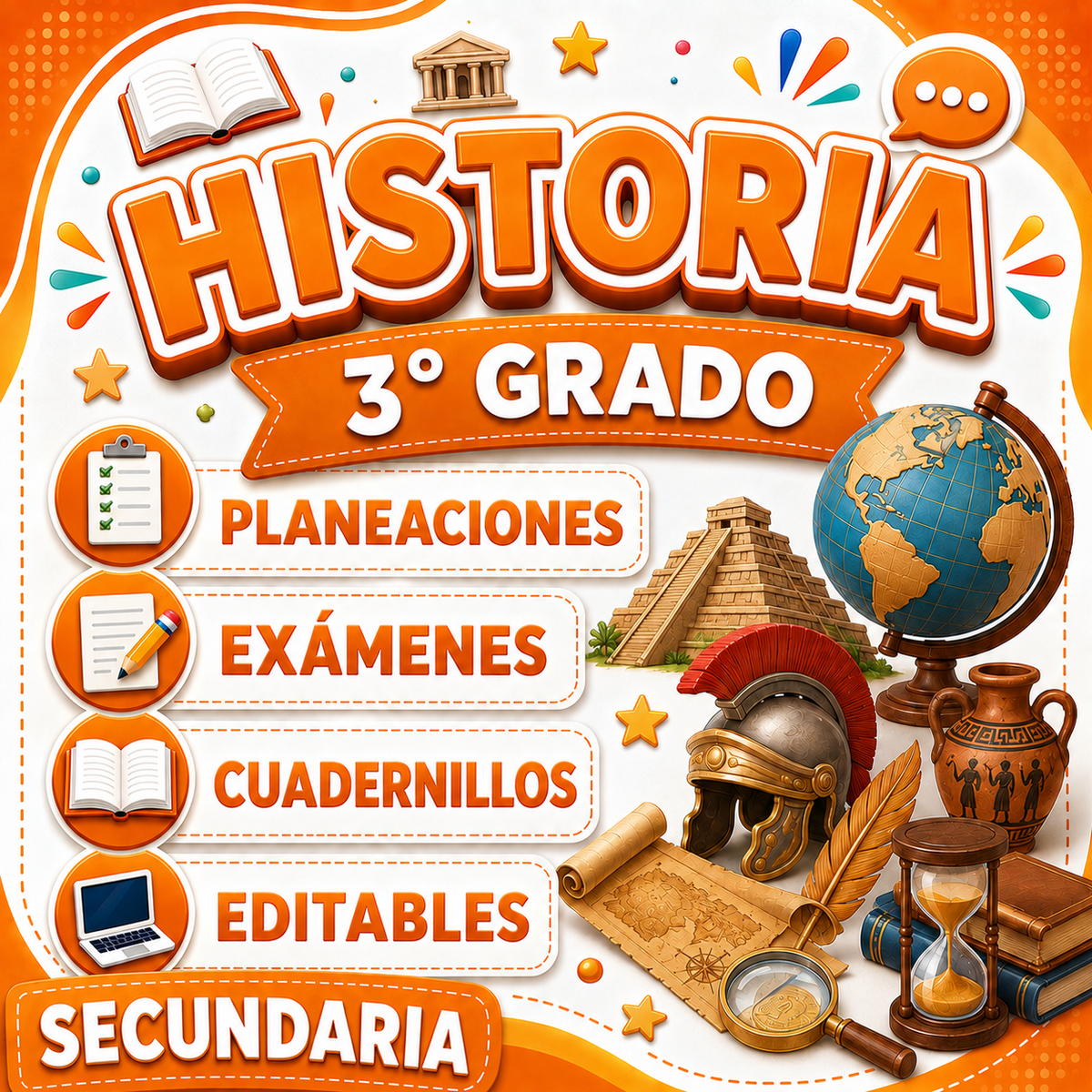 Historia Paquete 3° Grado de Secundaria
