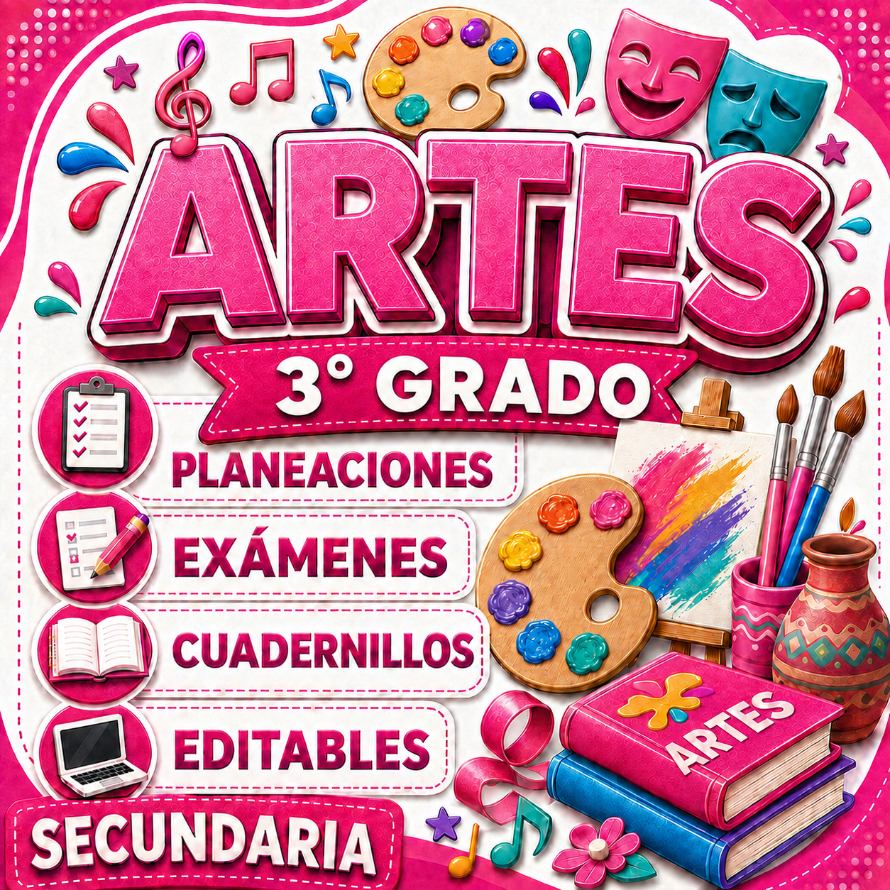 Artes Paquete 3° Grado de Secundaria