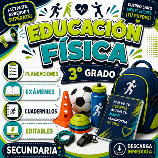 Educación Física Paquete 3° Grado de Secundaria
