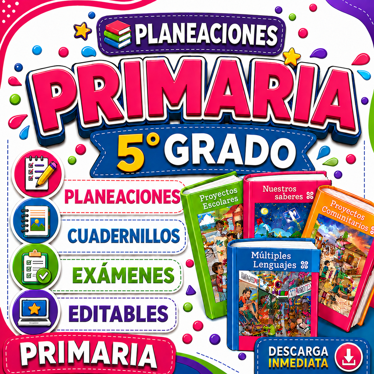 Primaria Paquete NEM 5° Grado (2026 - 2027)