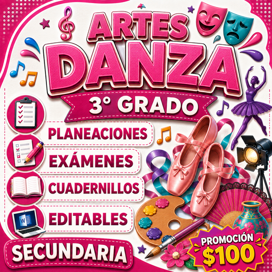 Artes Danza Paquete 3° Grado de Secundaria