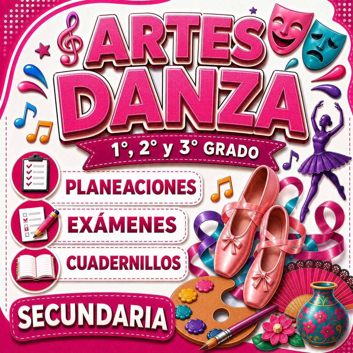 Artes Danza 1°, 2° y 3° de Secundaria