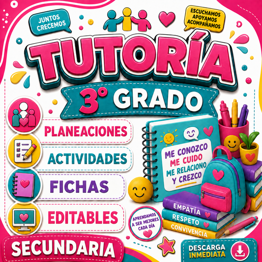 Tutoría y Educación Socioemocional 3° Grado de Secundaria